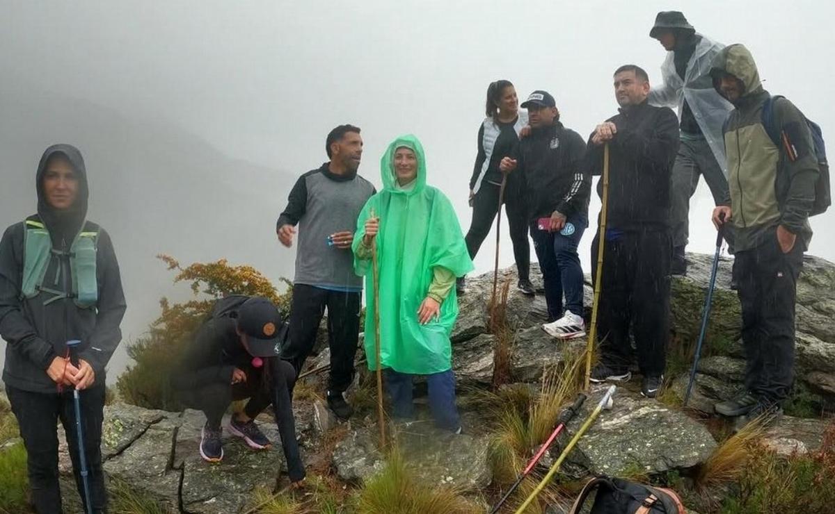 Tevez en el Champaquí.