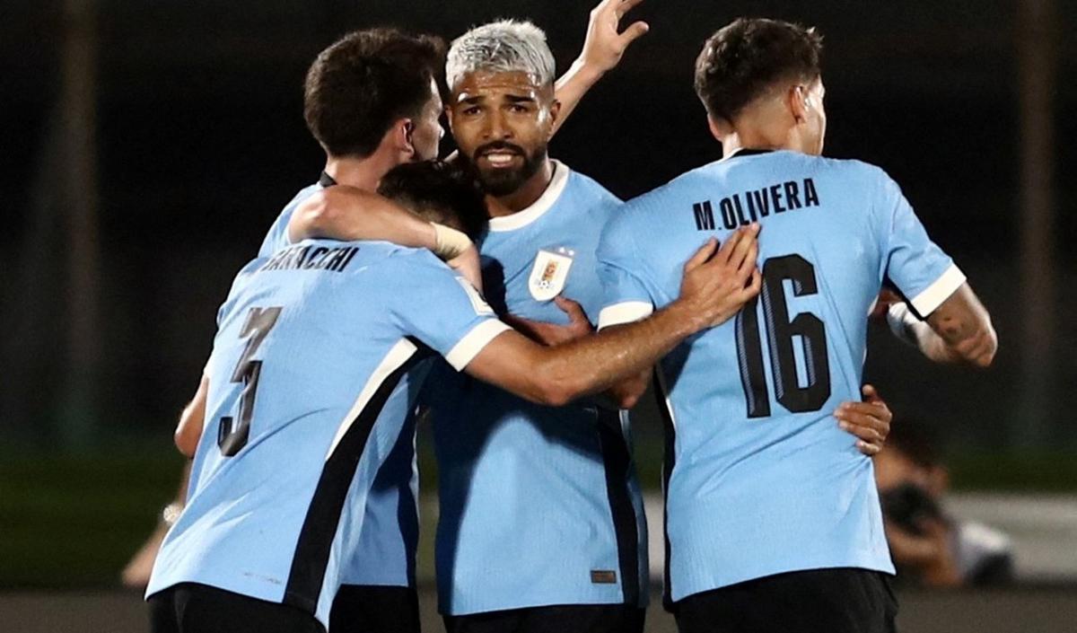 FOTO: Uruguay venció a Colombia. (Foto: AFP)