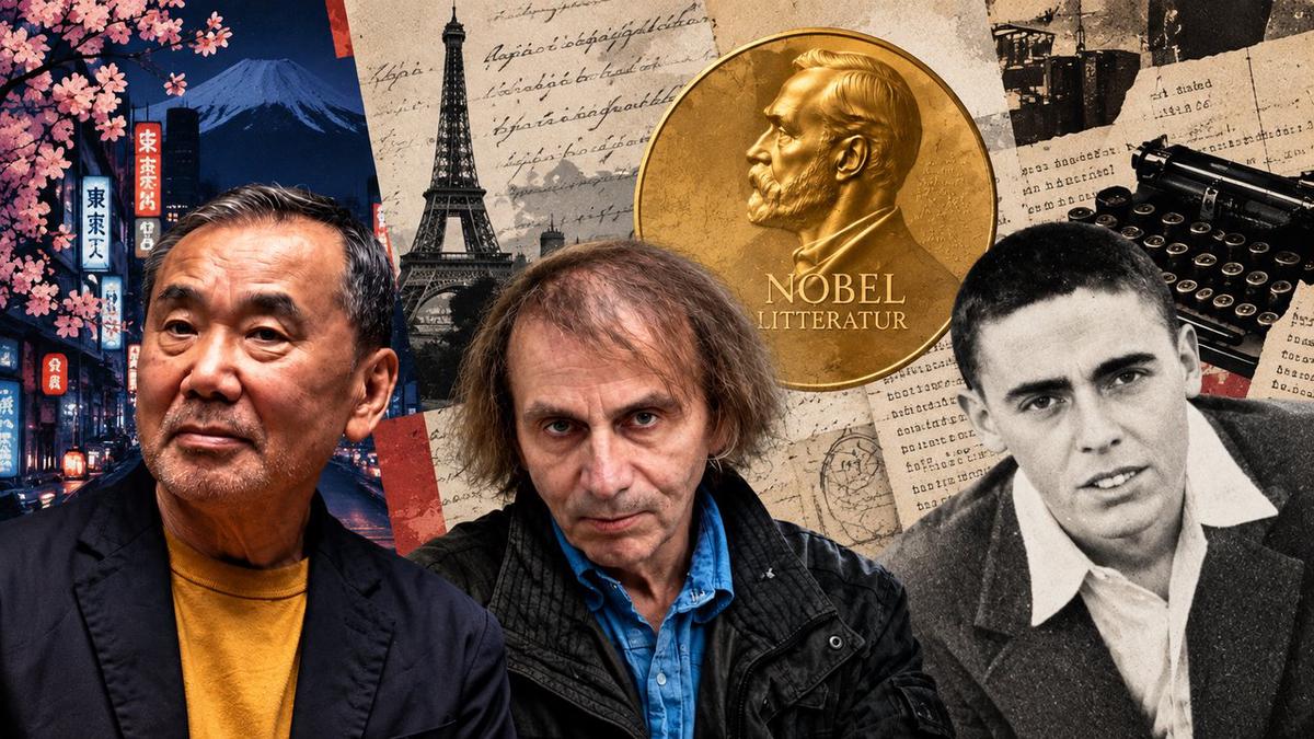 Haruki Murakami, Michel Houellebecq y Thomas Pynchon, principales candidatos al máximo galardón literario del planeta.