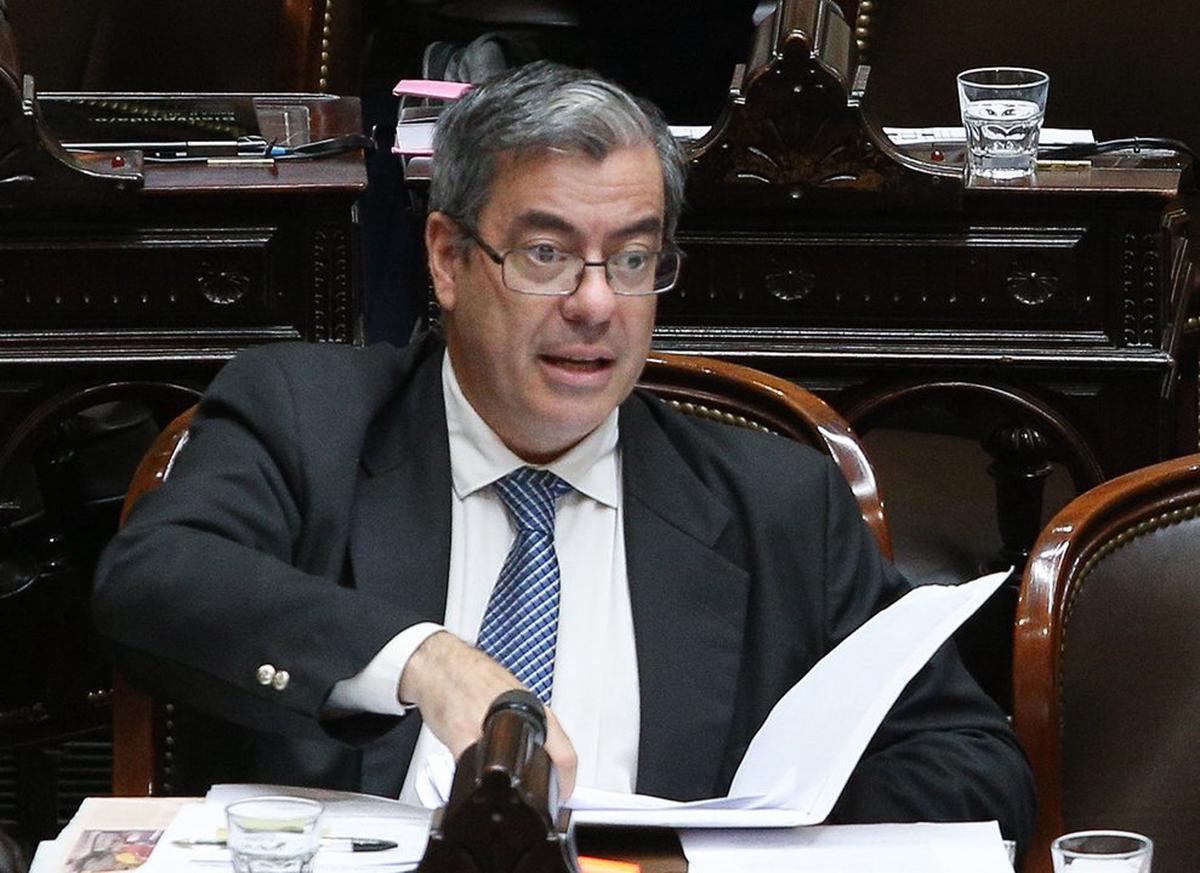 Germán Martínez, presidente del bloque de diputados de Unión por la Patria