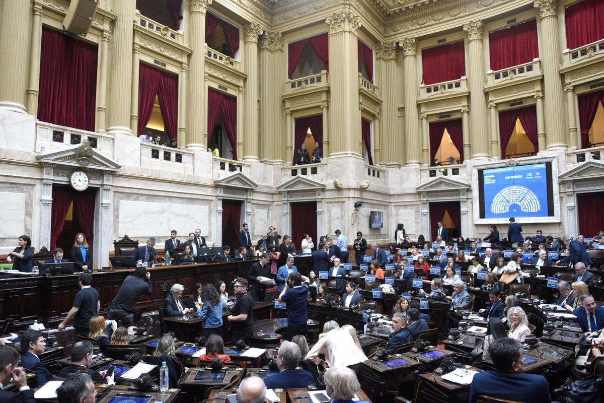 FOTO: La oposición no pudo torcer el veto de Javier Milei a la ley de universidades.