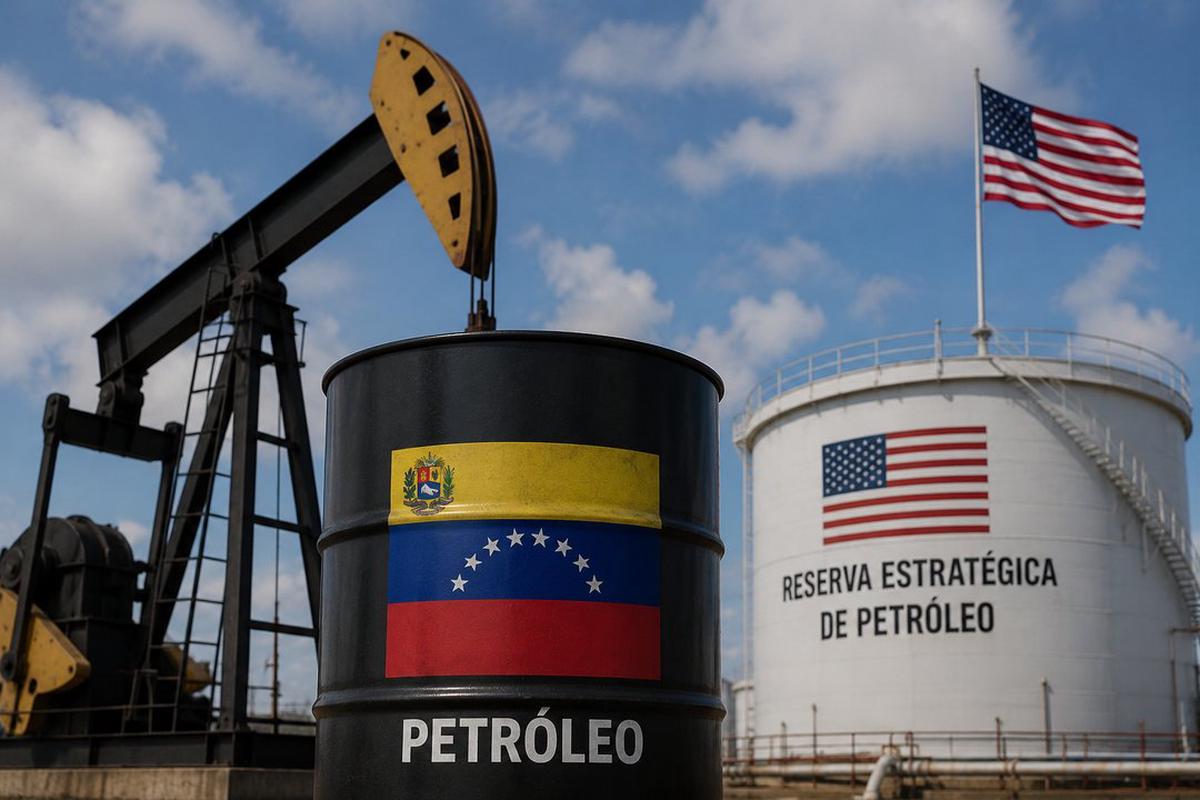 Trump anuncia que utilizará el petróleo de Venezuela para recomponer las reservas de los Estados Unidos.