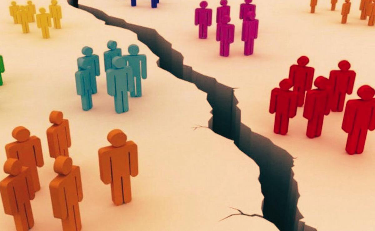 La grieta y las fragmentaciones políticas en Argentina.