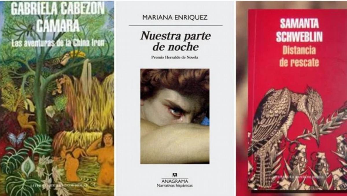 FOTO: 3 libros de argentinas, entre los mejores 20 en español del siglo XXI según BBC 