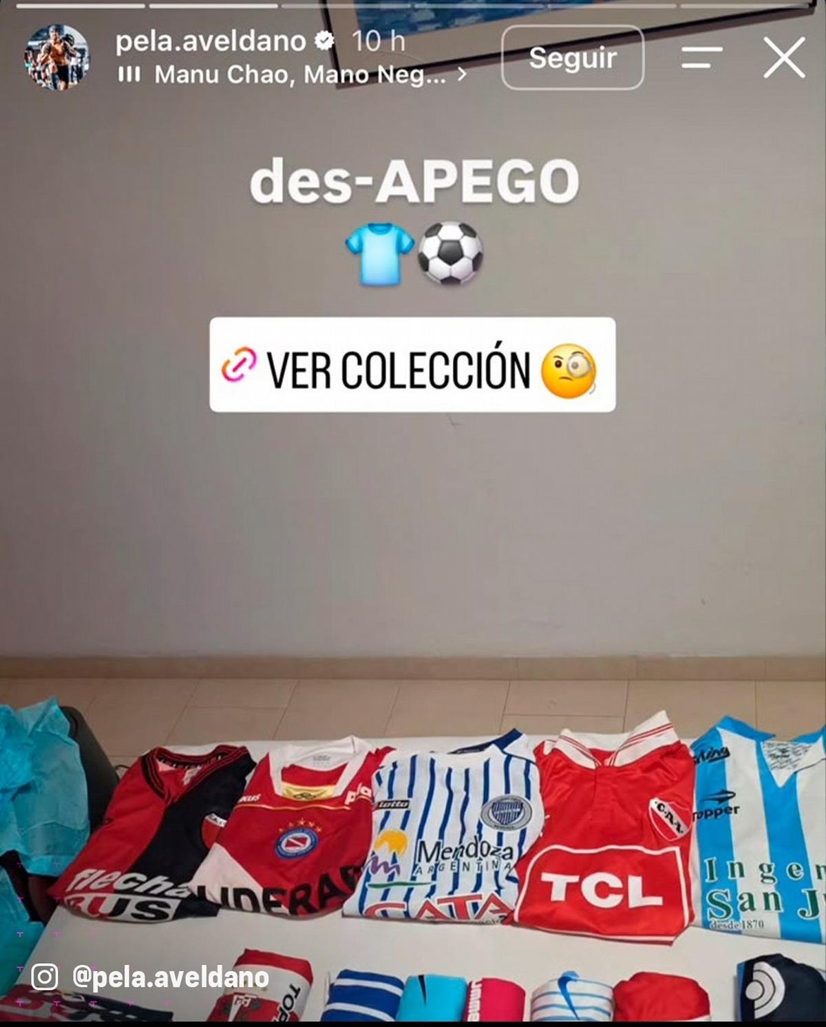 La colección fue de 287 camisetas y vende 120
