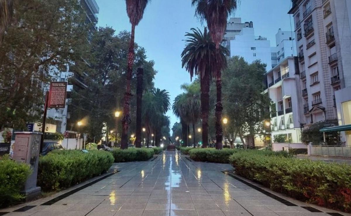 Intensas lluvias en Rosario.