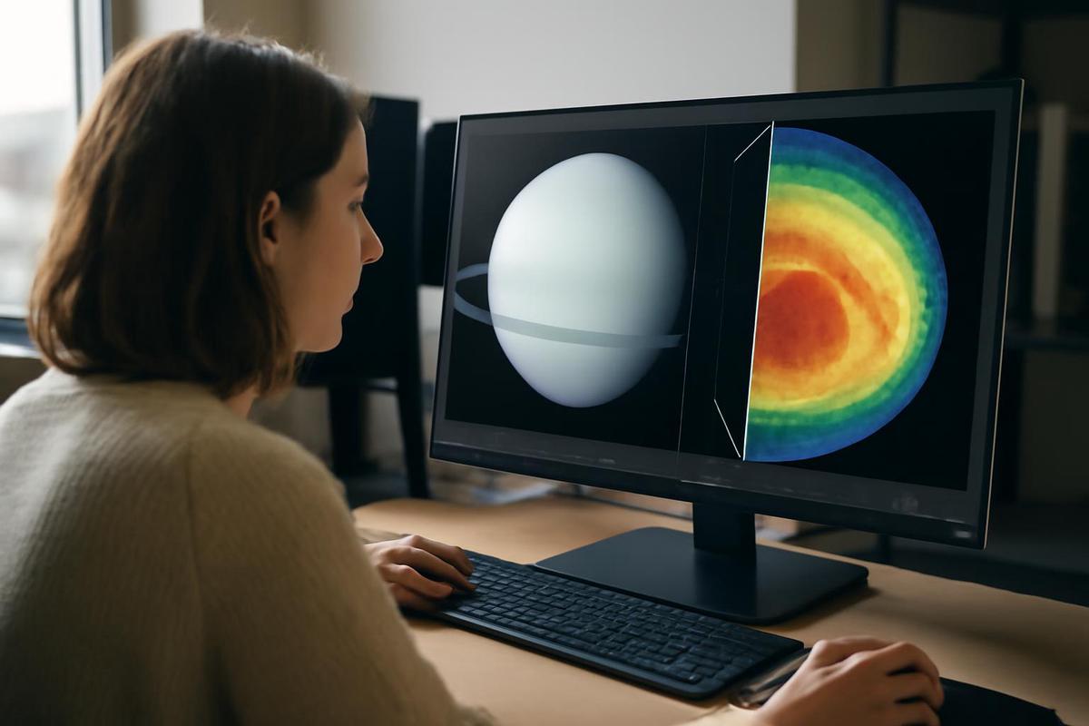 Fuerzas magnéticas extrañas en Urano