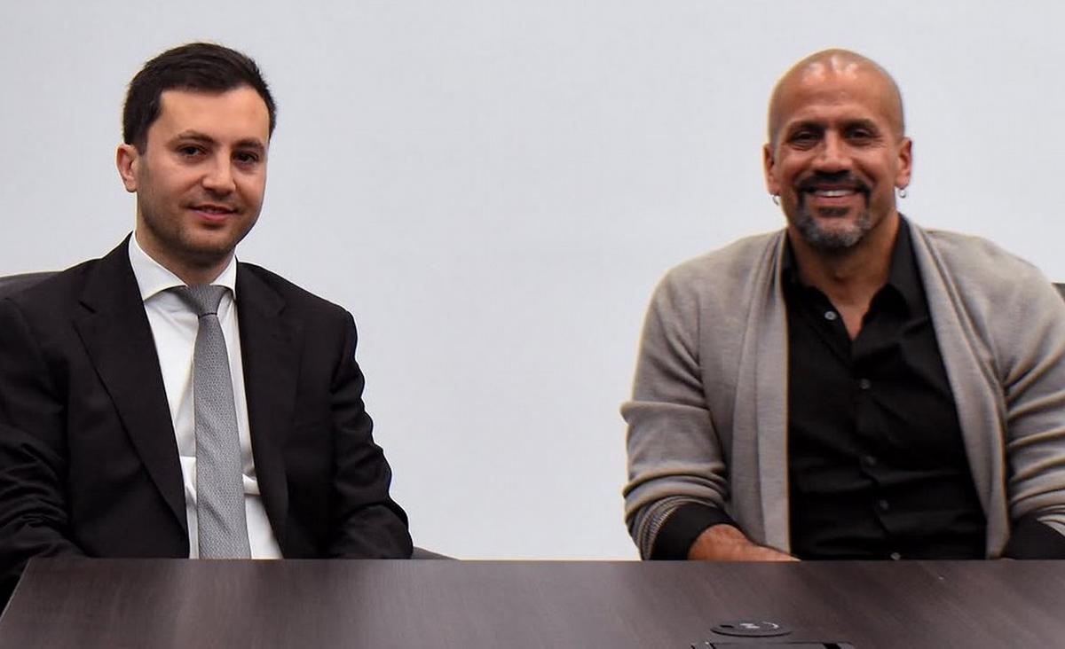 Di Carlo y Verón se reunieron este martes.