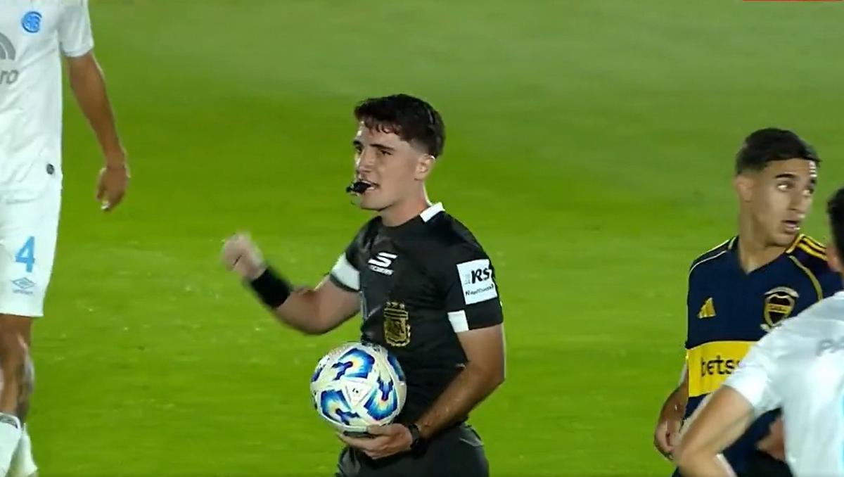 El partido del la Reserva fue suspendido (Foto: captura televisiva)