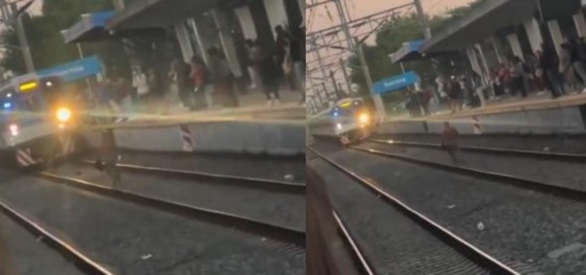 Detienen a hombre que interrumpió el tren Roca con un cuchillo en Guernica