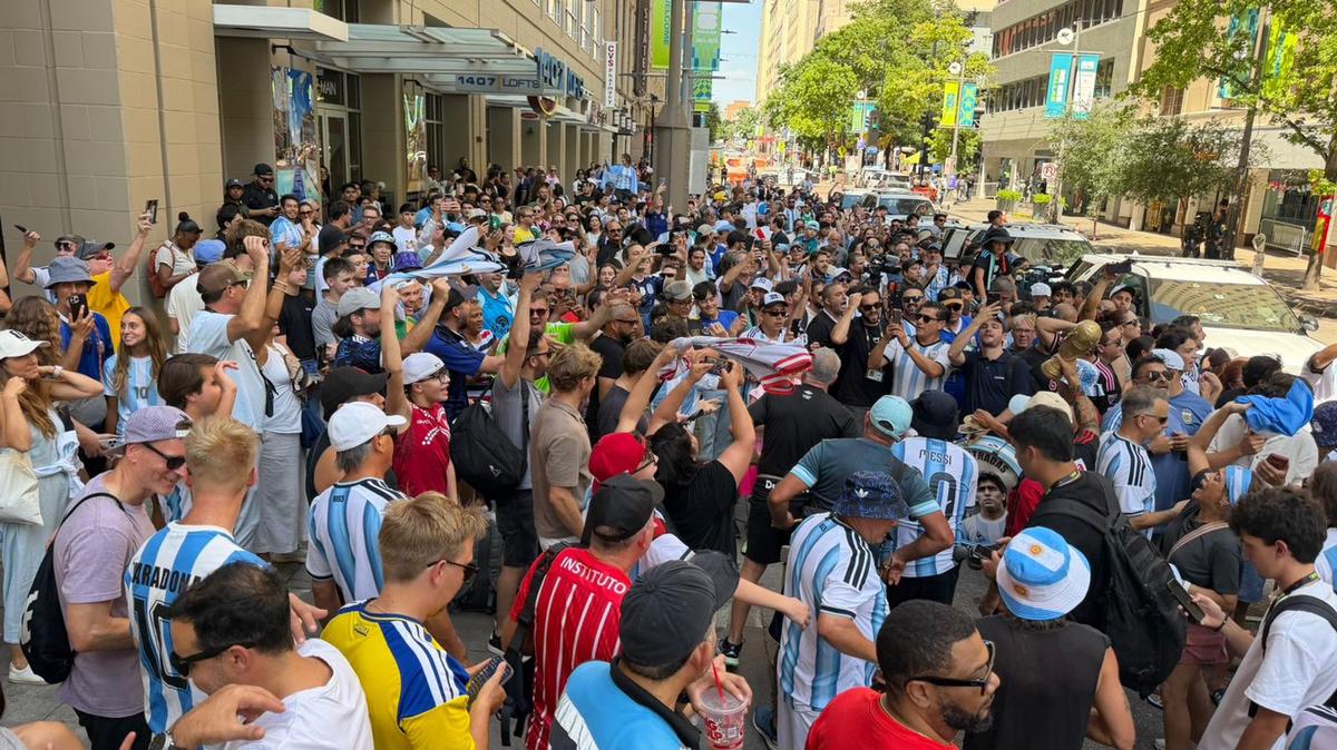 Dallas ya vive el clima argentino. 