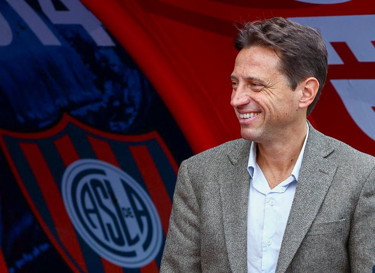 Marcelo Moretti, presidente de San Lorenzo. FOTO: (X/Redes@morettimarcelo)/ NA.