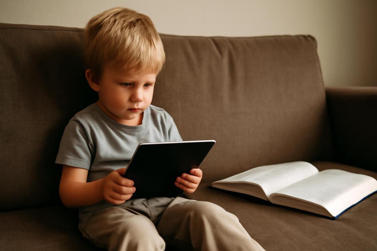 El tiempo frente a la pantalla en la infancia y su impacto en el aprendizaje