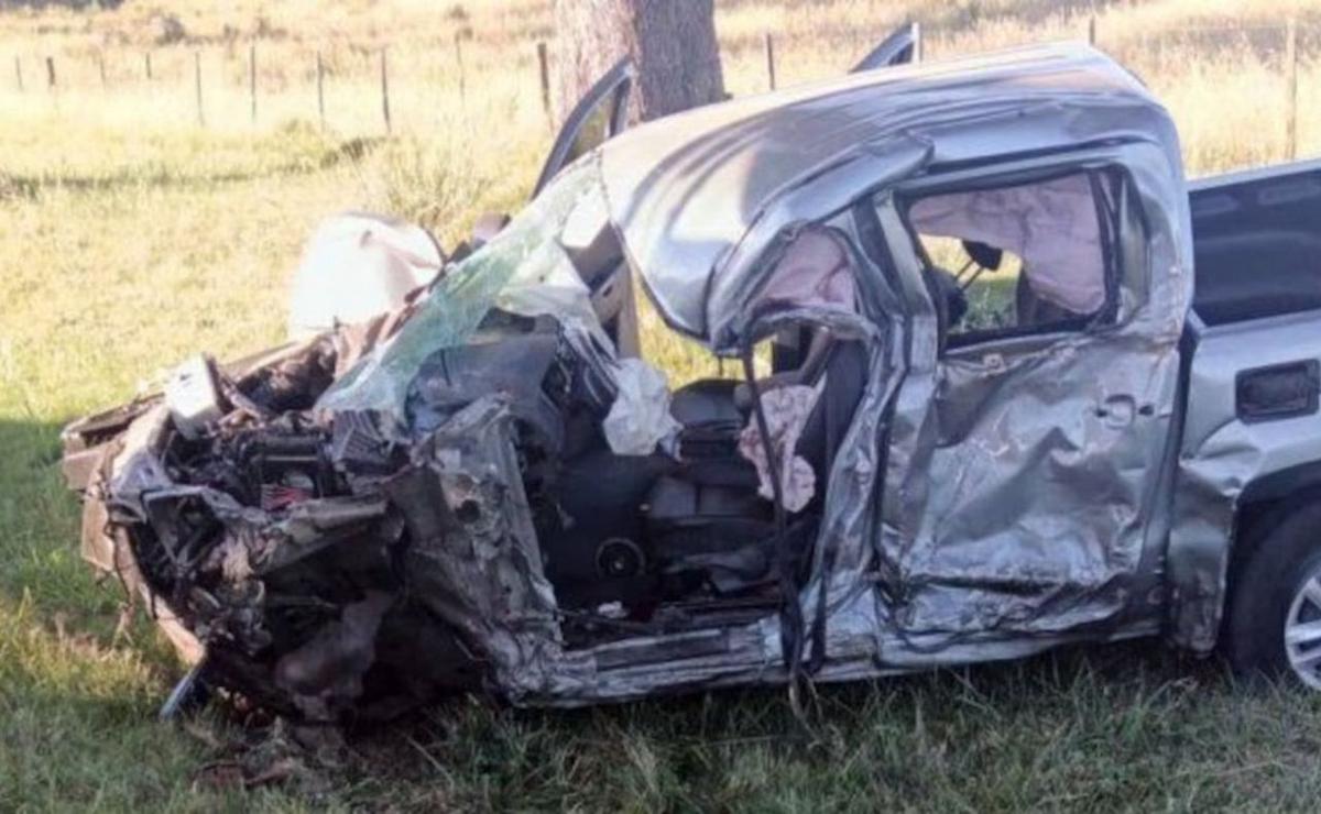 Trágico accidente en la ruta uruguaya. (Foto:Gentileza)