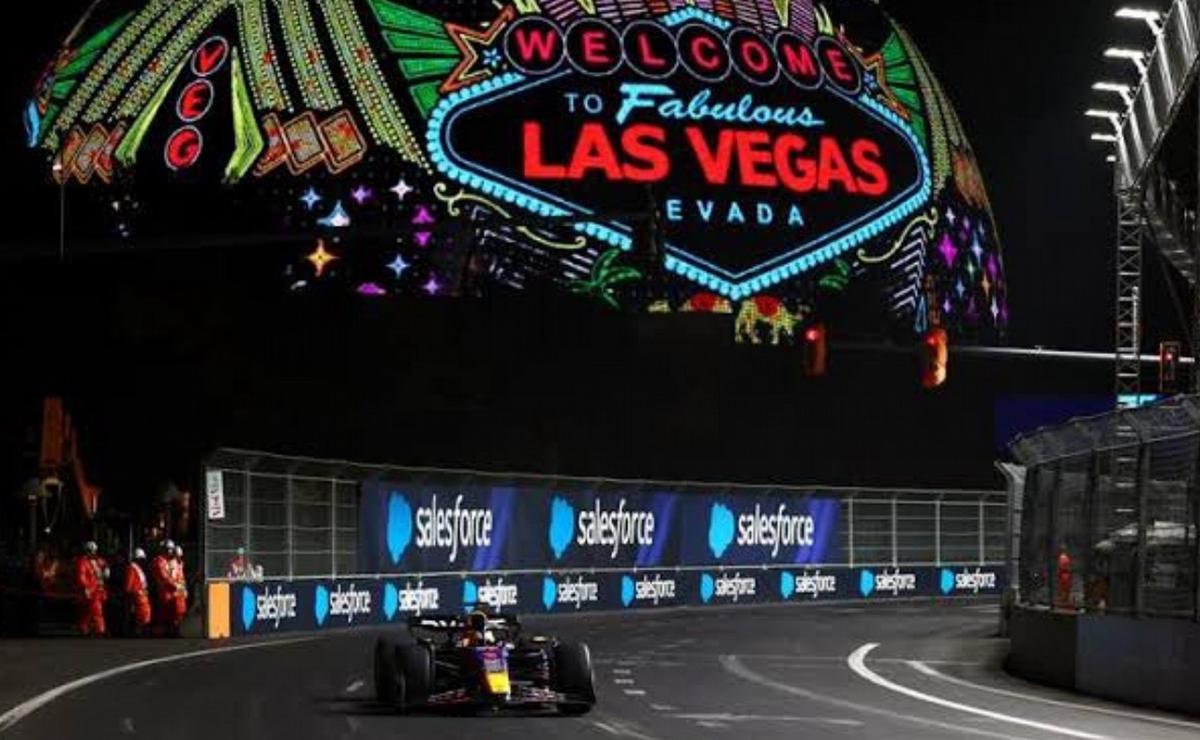 FOTO: Colapinto en Las Vegas (Foto: @Formula1Quips)