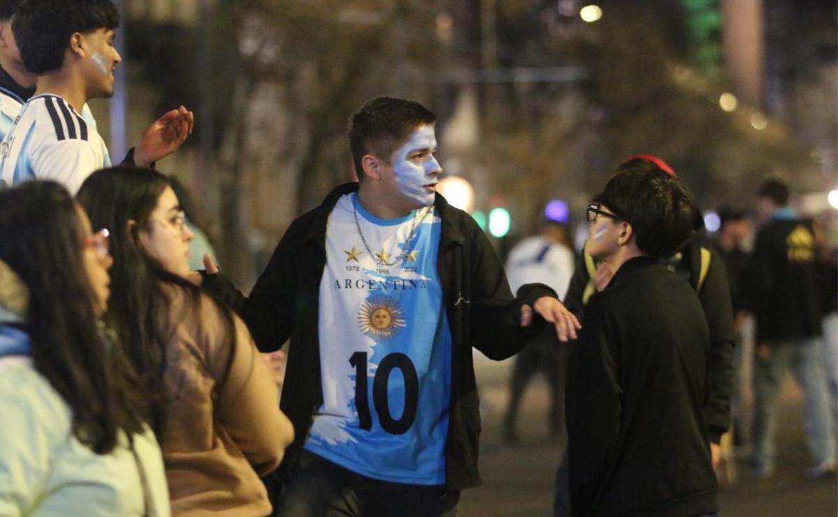 Hinchas argentinos en Córdoba