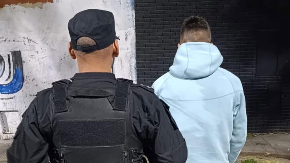 Pablo Altamirano durante su detención.