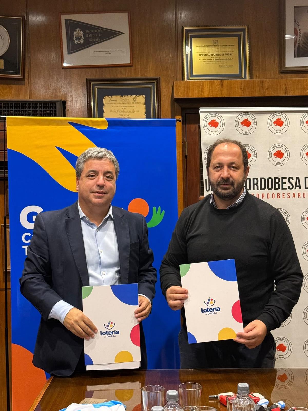 Lotería de Córdoba junto a Unión Cordobesa de Rugby