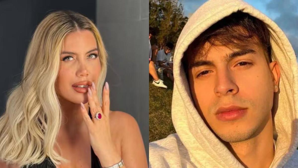 Wanda Nara y Rusherking. Foto: Agencia NA (Redes)