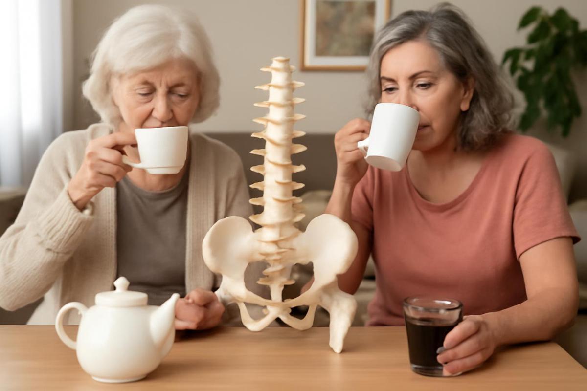 El té podría fortalecer los huesos en mujeres mayores