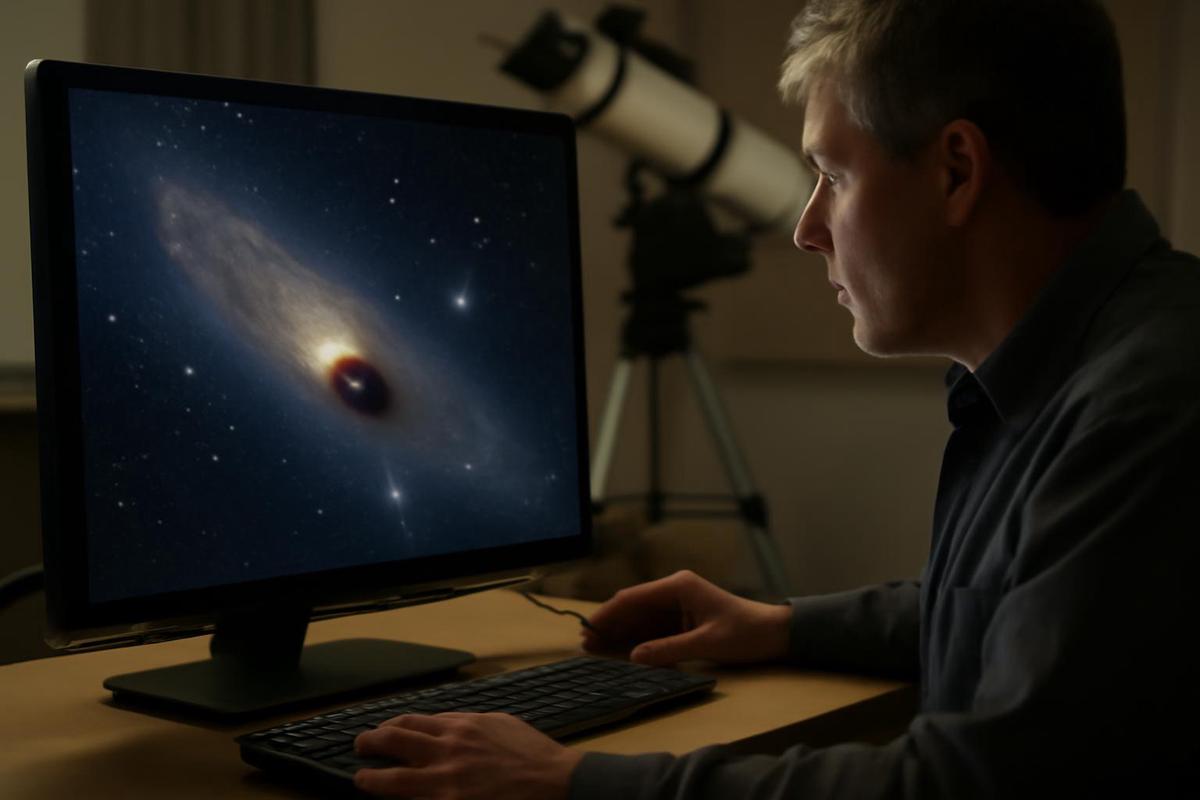 Colapso de una estrella masiva en un agujero negro