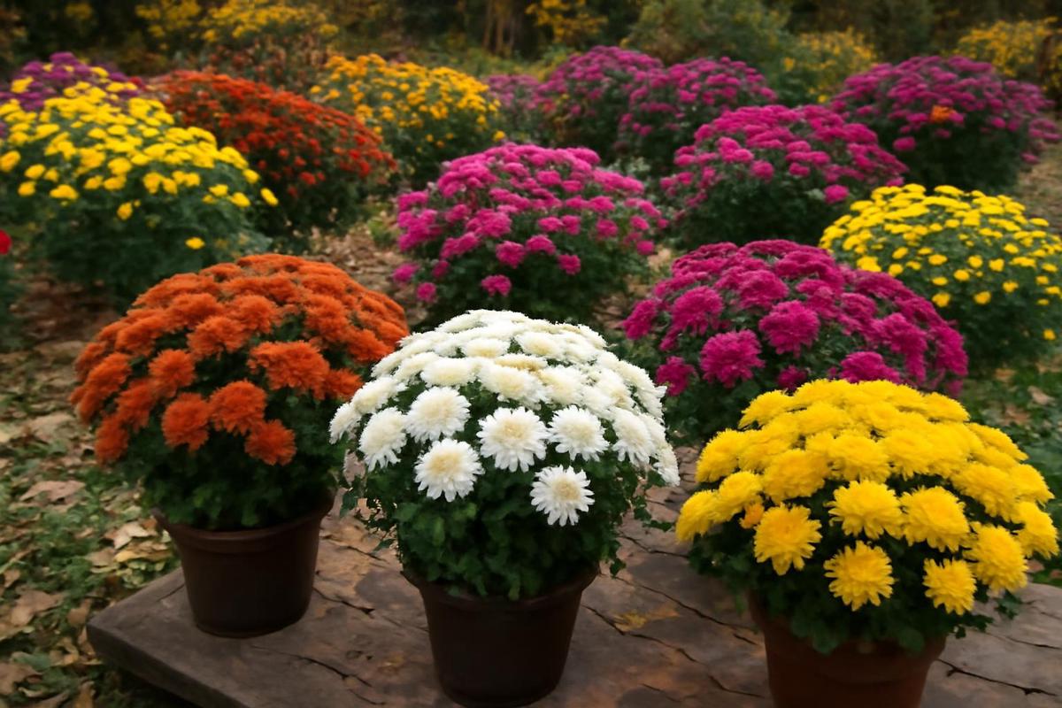 Crisantemos: Flores de Otoño para tu Jardín