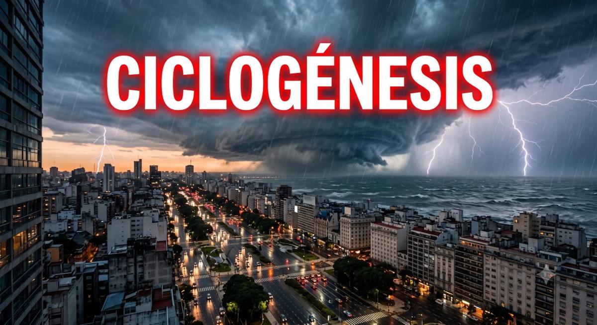 Ciclogénesis impactará Argentina: lluvias y descenso de temperaturas desde este jueves