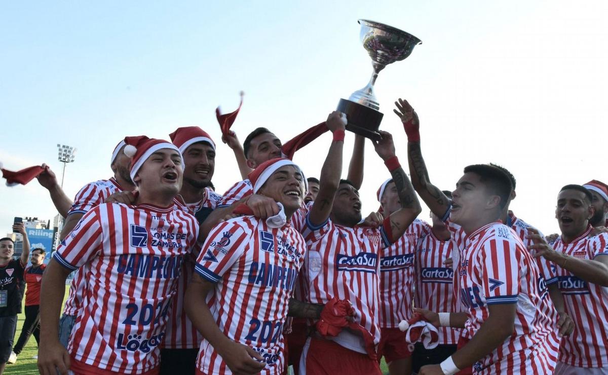 FOTO: Los Andes ascendió a la Primera Nacional. (Foto:Prensa Los Andes)