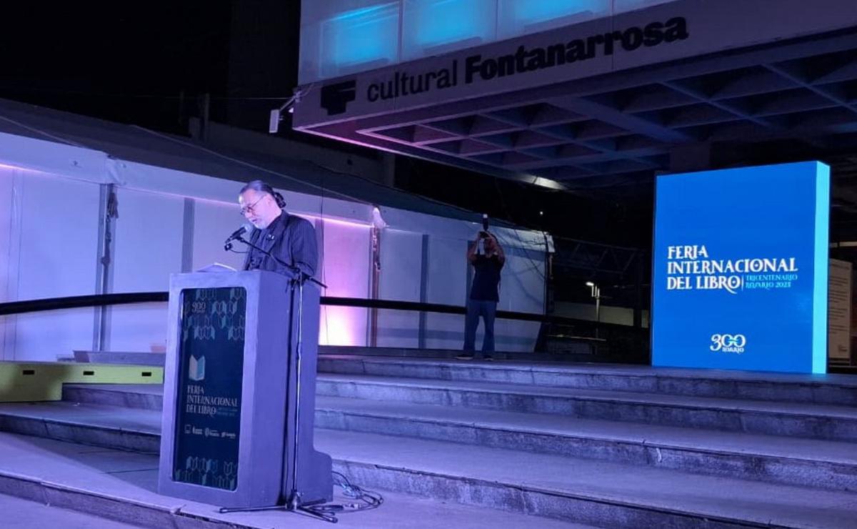 El acto de apertura de la Feria del Libro 2025 en Rosario.