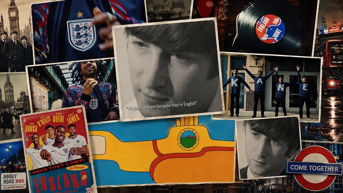 Los Beatles musicalizaron la presentación de la lista de la Selección de Inglaterra para el Mundial 2026. Foto: Agencia NA (collage)