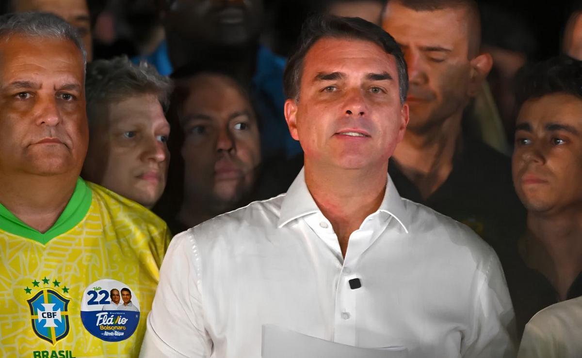 El excandidato presidencial Flávio Bolsonaro.