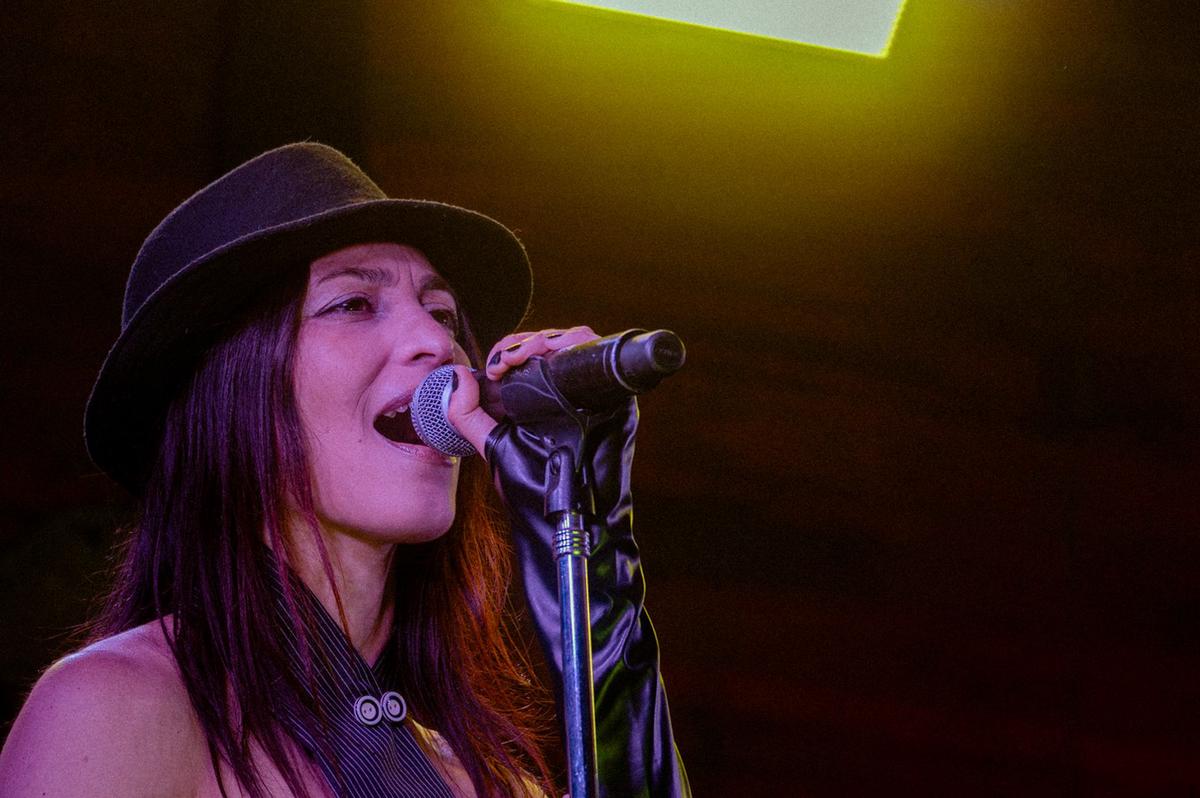 Loretta Sorbello se presentó en el Cosquín Rock.