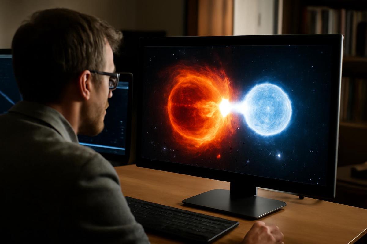 Fase oculta en colisiones de estrellas de neutrones