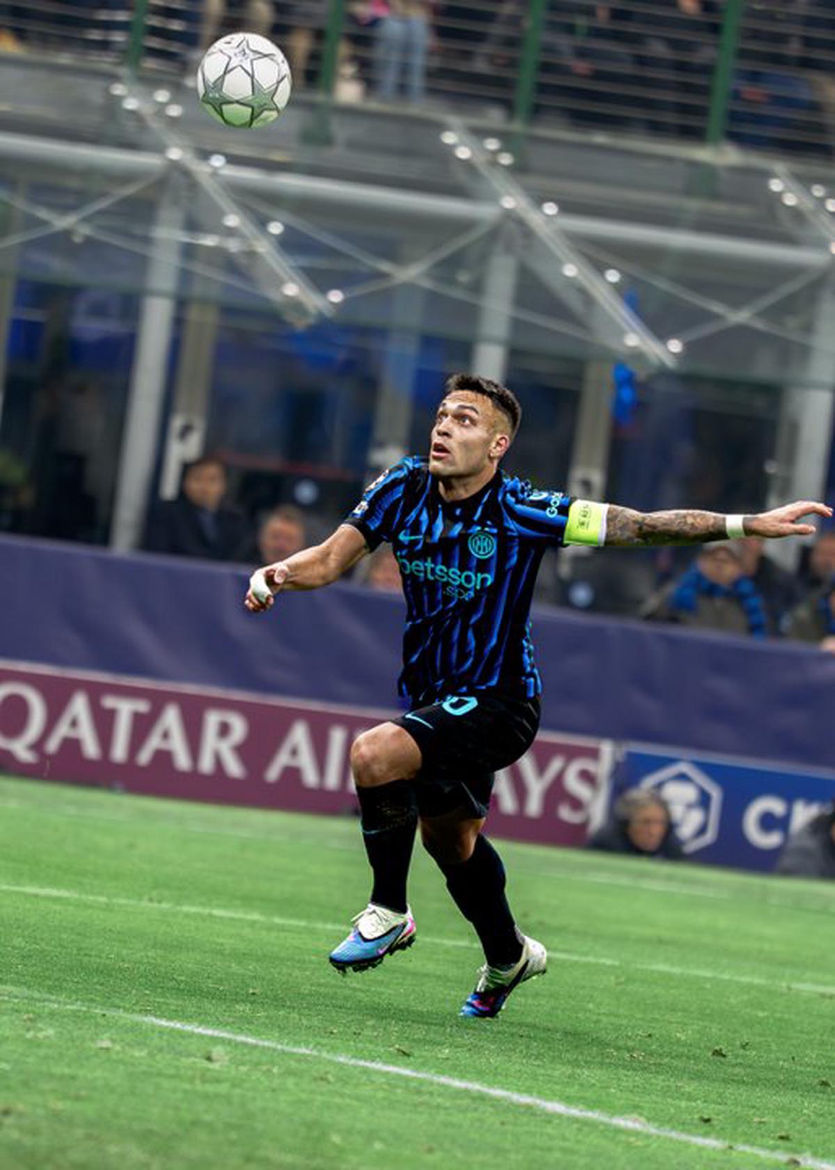 El delantero Lautaro Martínez, capitán del Inter.