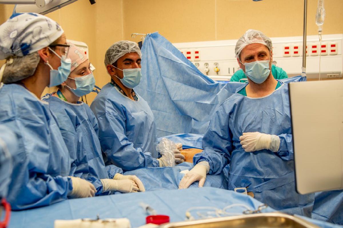 Inédito procedimiento en el Garrahan: transfusión intrauterina a un bebé con anemia severa