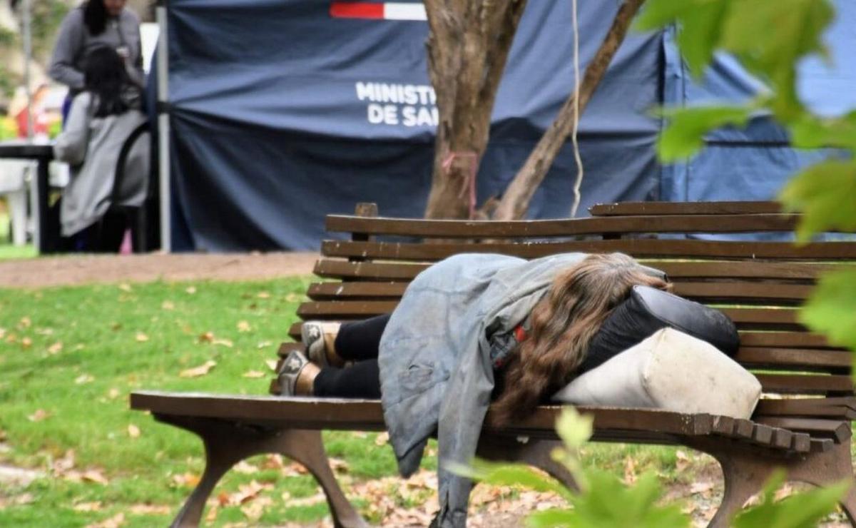 Cada vez hay más gente durmiendo en la calle.