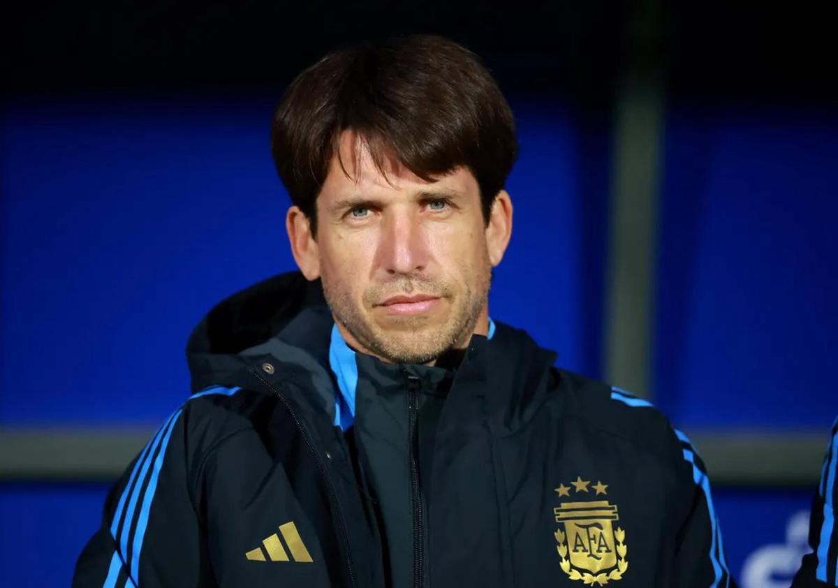 Diego Placente, entrenador del seleccionado argentino en el Mundial Sub 20.