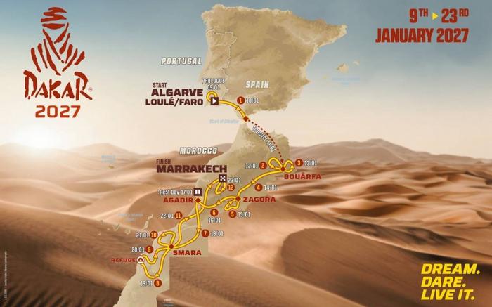 Dakar 2027: Confirman a Portugal como punto de largada y a Marruecos como escenario principal