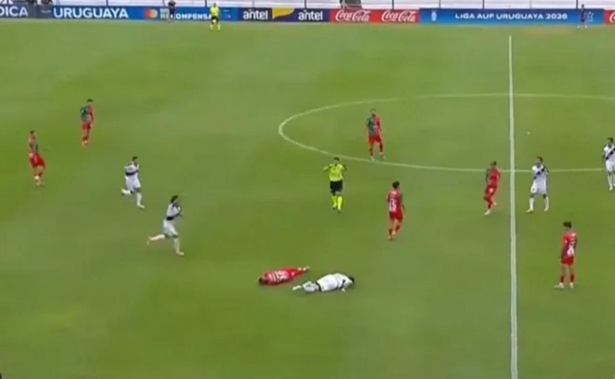 Ivo Consantino sufrió un duro golpe. (Captura)