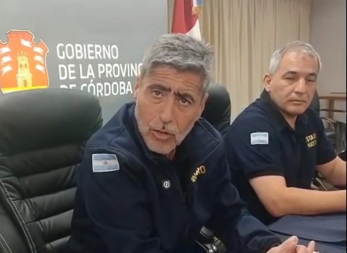 El ministro de Seguridad de la Provincia, Juan Pablo Quinteros, dio una conferencia.