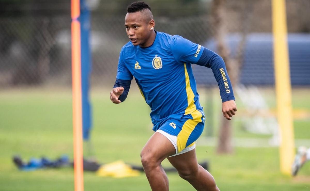 Jaminton Campaz, jugador de Rosario Central.
