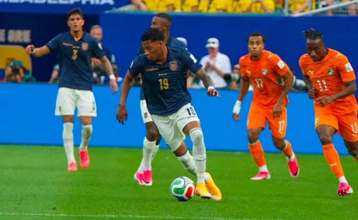 Ecuador cayó ante Costa de Marfil. (Foto:@LaTri)