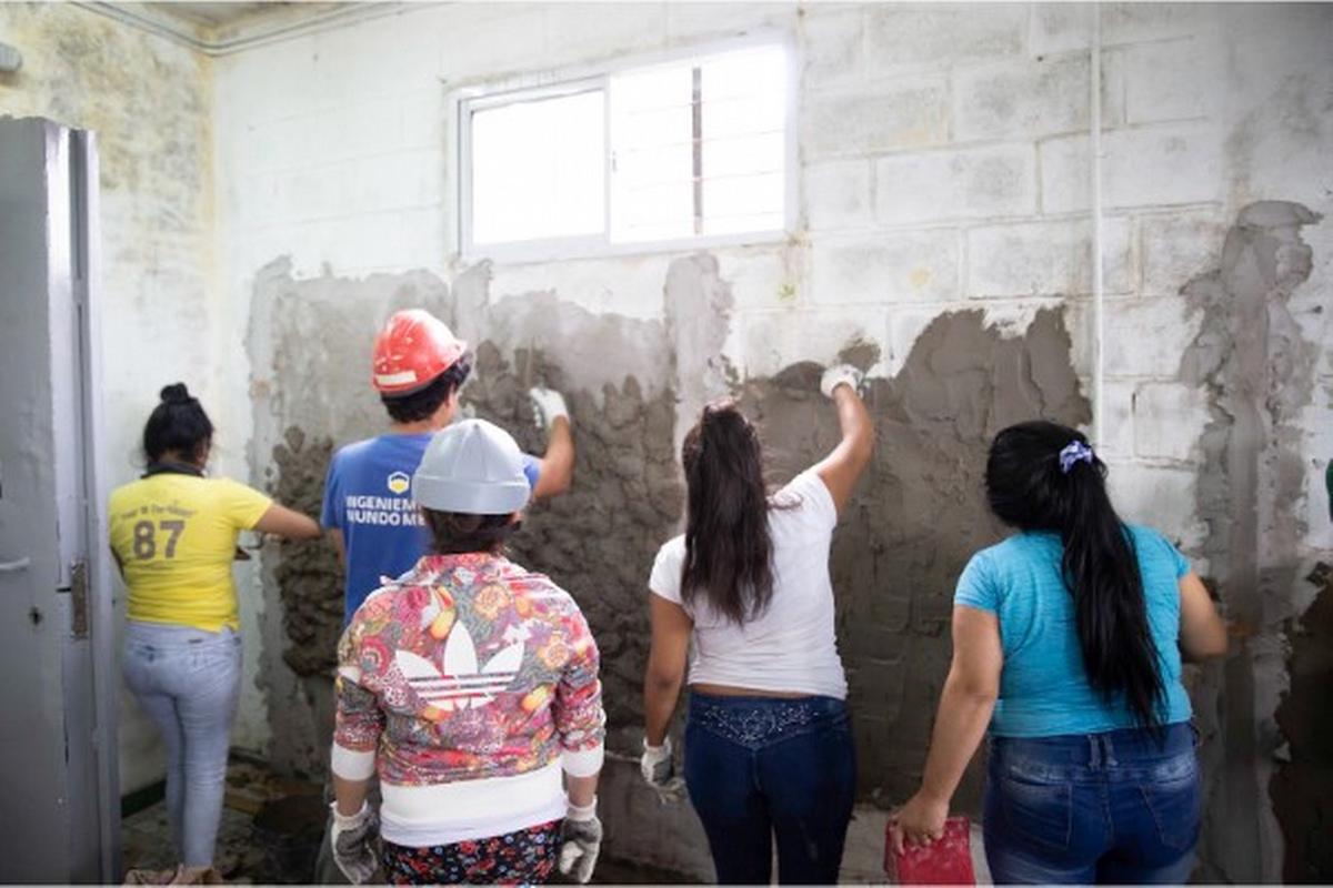 Ingeniería Sin Fronteras, una ONG que trabaja en barrios vulnerables.