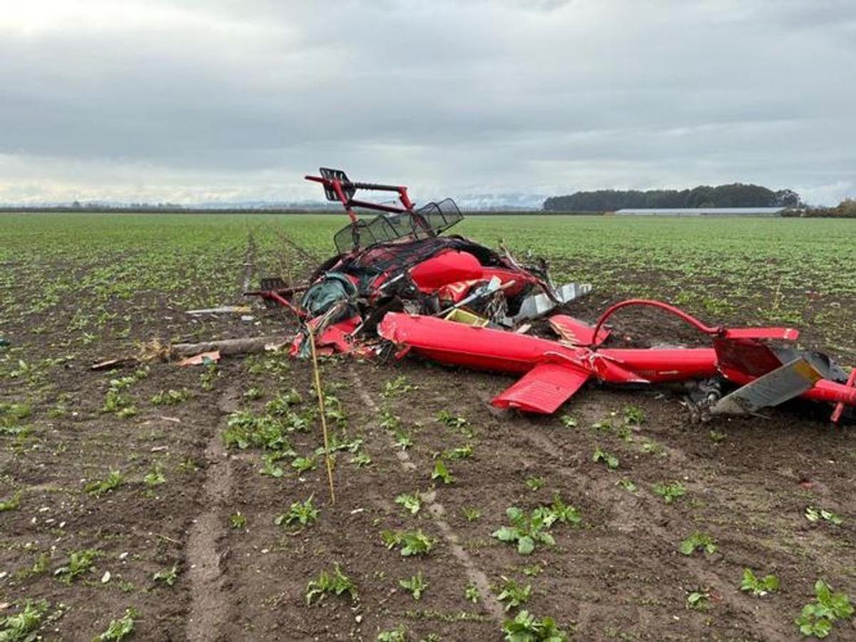 Dos helicópteros colisionaron cerca del Aeropuerto de McMinnville, Oregón.