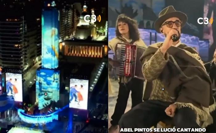 Abel Pintos y el Himno en el Monumento: el momento más emotivo de la apertura


