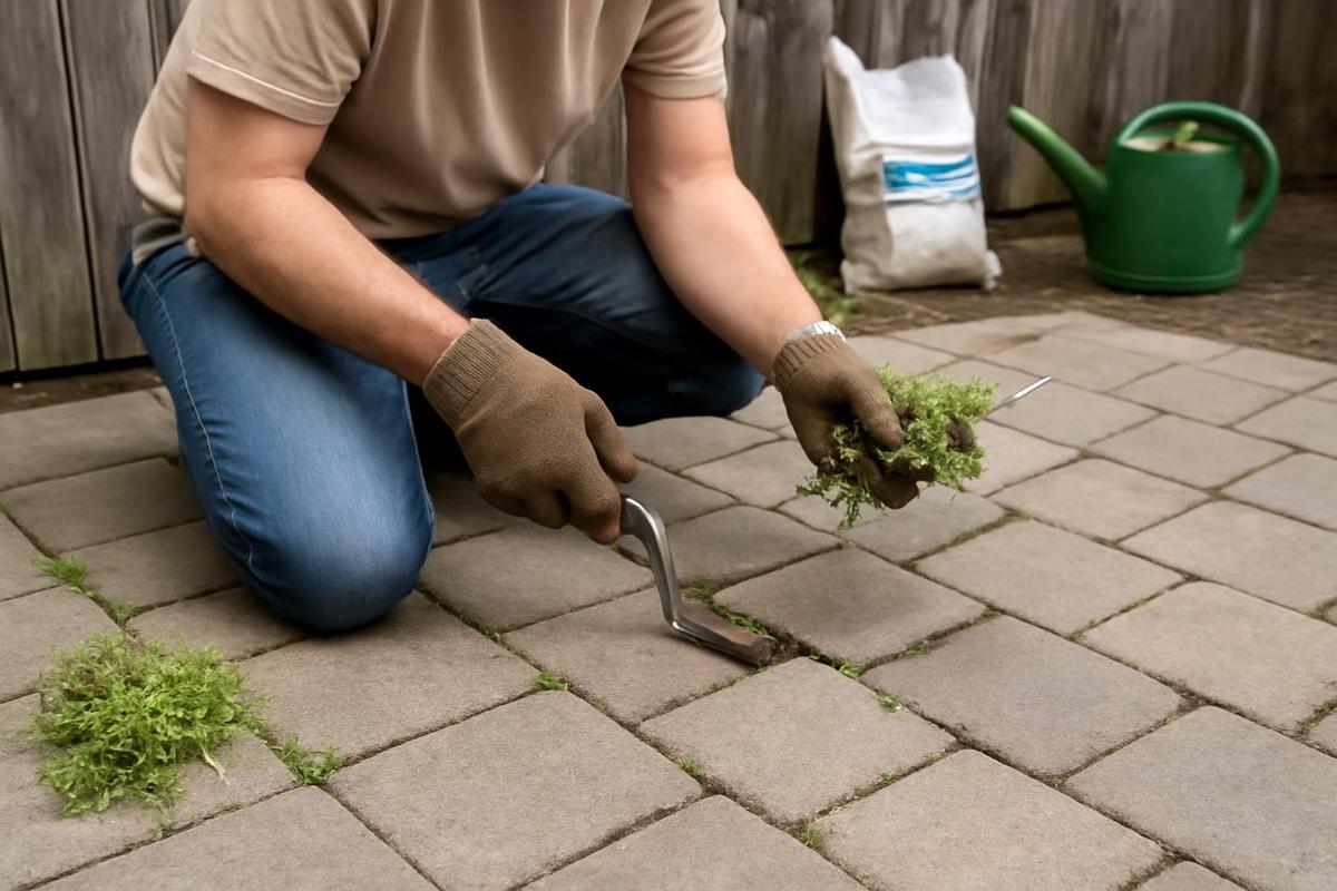 Consejos para eliminar malas hierbas en patios y veredas
