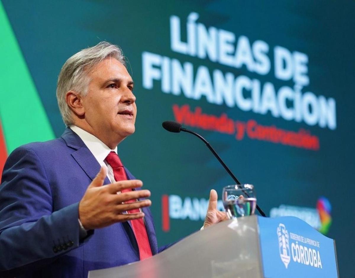 Martín Llaryora, gobernador de Córdoba. (Foto: prensa.cba.gov.ar)