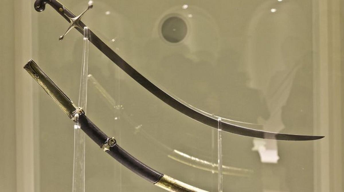 Sable corvo de San Martín en el Museo Histórico Nacional.