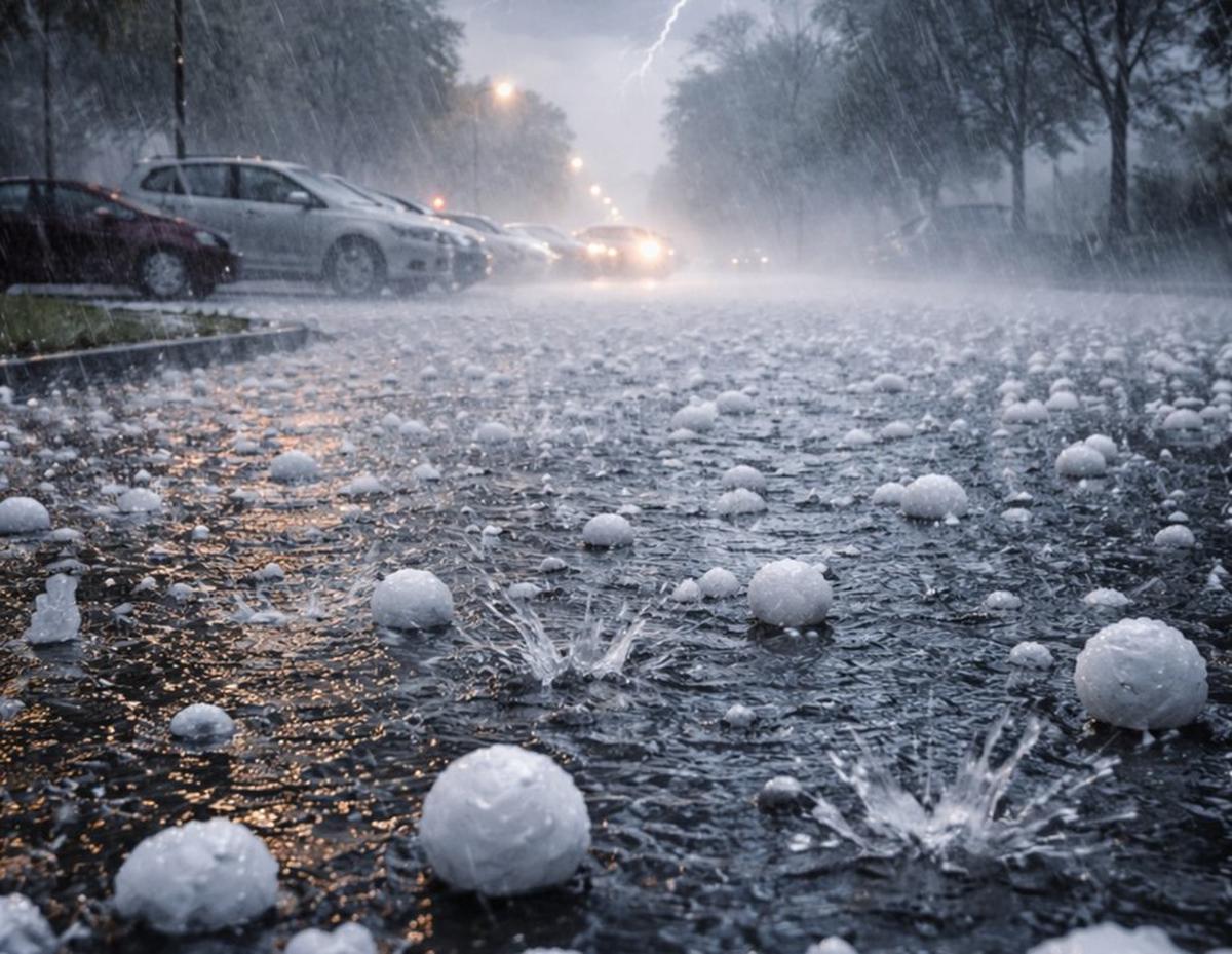Alerta amarilla por lluvias intensas y granizo en Entre Ríos, Corrientes y Santa Fe