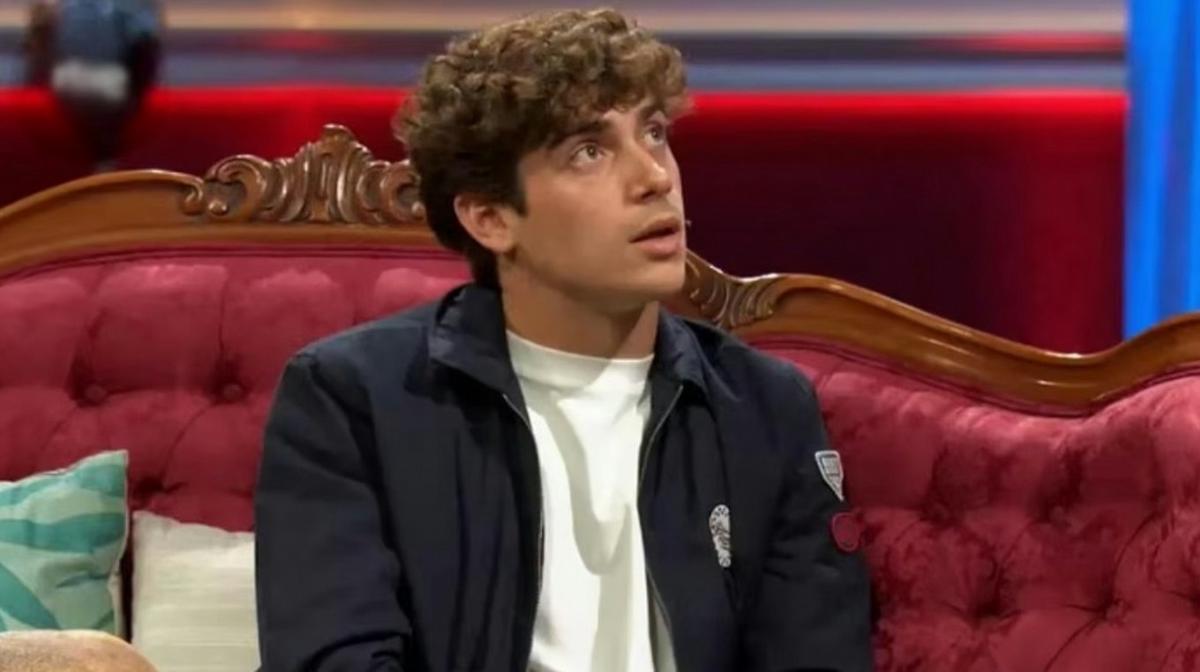 Franco Colapinto, durante la entrevista en el programa